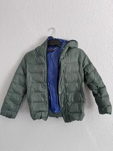 Eddie Pen Boys Green Puffer Lightweight Jacket Size 8 - Picture 1 of 6