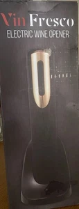 Vin Fresco Electric Wine Opener with Charging Base & Foil Cutter - Automatic NEW - Picture 1 of 4