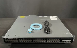 Cisco Catalyst WS-C3650-48FD-L 48 Port 48x 1G PoE+ 2x10G Uplink Ports Switch - Picture 1 of 5