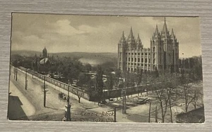 Postcard Temple Block Salt Lake City Utah UT - Picture 1 of 2