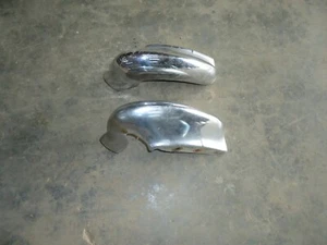 1966 CHEVROLET IMPALA / CAPRICE FRONT UPPER BUMPER ENDS CORNERS 66 - Picture 1 of 4