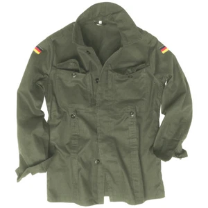 Mil-Tec Bw German Army Tactical Moleskin Mens Shirt Combat Military Jacket Olive - Picture 1 of 8