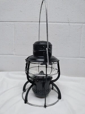 Pennsylvania Railroad Lantern  PRR New York Armspear MFG Co - Etched Glass -NICE - Image 1 of 4