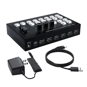 4K Video Switcher HDMI Camera Broadcast Station Controller For live streaming - Picture 1 of 15