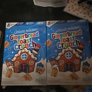 2 Box Neu Limited Edition General Mills Lebkuchen Toast Crunch Müsli Box 12oz - Bild 1 von 2