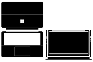 Carbon Vinyl Aufkleber Skin Cover für Microsoft Surface Laptop Studio 2 14,4" 2023 - Bild 1 von 41