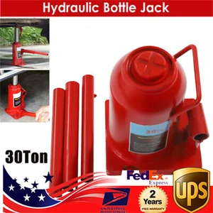 30Ton Hydraulic Bottle Jack 66138lb Lift HEAVY DUTY Automotive New FREE SHIPPING - Foto 1 di 12