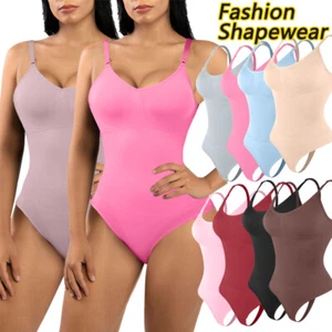 Women's Bodysuit Shapewear Slimming Tummy Control Full Body Shaper Plus Size 3XL - Picture 1 of 28