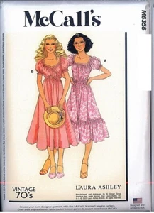 Vestido envolvente retro vintage años 70 McCalls 8358 patrón Laura Ashley misses talla 6-24 - Imagen 1 de 3