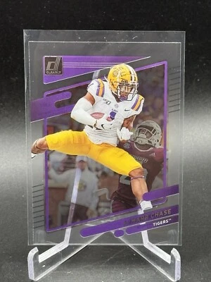 2023 Panini Chronicles Clearly Donruss Draft Picks Ja'Marr Chase Bengals #7 - Image 1 of 2