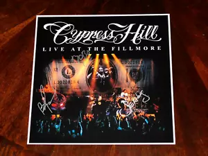 ¡¡FOTO DE 12X12 FIRMADA EN VIVO POR CIPRESS HILL B REAL, SENDOG & BOBO!!! - Imagen 1 de 1