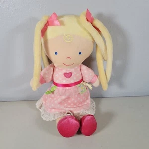 Kids Preferred weiche Puppe Lovey rosa Baby blonde Zöpfe Plüsch Kuscheltier 11 Zoll - Bild 1 von 6