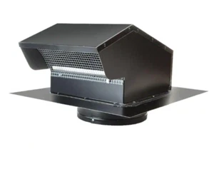 GAF Master Flow 6 pulgadas Tapa de techo con ventilación de cuello de ganso en negro - (paquete de 6) - Imagen 1 de 4