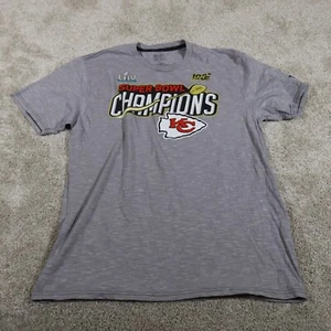 Kansas City Chiefs Super Bowl 54 Champions T Shirt Excellent Cond. L Fanatics - Picture 1 of 5