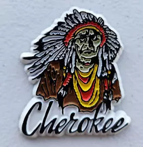 Cherokee Indianer Magnet Souvenir - Bild 1 von 2