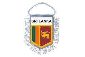 Mini banner flag pennant window mirror cars country banner sri lanka - Bild 1 von 1
