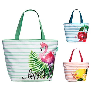 Bolsa de playa bolsa de baño Shopper bolso de hombro cremallera Beach Bag - Imagen 1 de 29