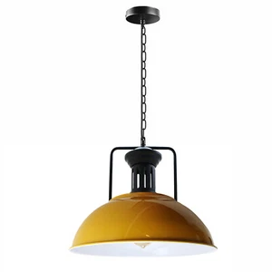 Vintage Industrial Ceiling Pendant Light Industrial Metal Shade Retro Lamp UK - Picture 1 of 12