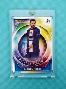 Topps Merlin UEFA 2022-23 Lionel Messi Ageless Alchemy - Picture 1 of 2