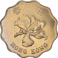 [#384759] Monnaie, Hong Kong, Elizabeth II, 2 Dollars, 1995, SUP, Cupro-nickel, 