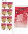 CANADA, 2003, "INSTITUT OF MACDONALD" BOOKLET X 8 STAMPS, MINT NH FRESH