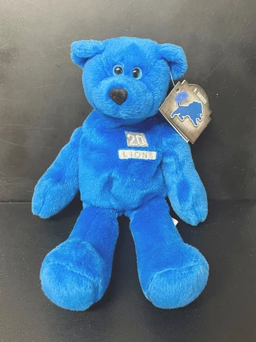 Barry Sanders #20 Lions ‘98 Limited Treasures Premium NFL Pro Bear Detroit Lions Cover
