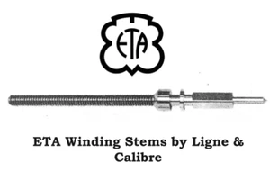 1x ETA Winding Stem by Ligne & Calibre [Drop-Down List] -- Mechanical Movt., NOS - Picture 1 of 1