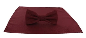 Michelsons of London Semi Plain Bow Tie & Pocket Square Sets - Picture 1 of 57
