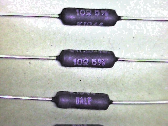 👉 10x Drahtwiderstand 10R 3,75W 5% Wirewound Resistor Vishay Dale