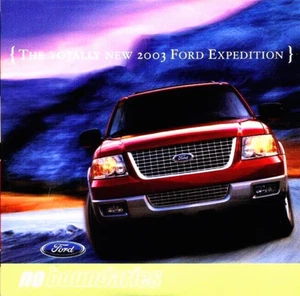 2003 FORD EXPEDITION—DVD/DVD-ROM U.S. SALES BROCHURE—AUTO SHOW PREMIUM—VG+ - Picture 1 of 2