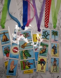 7 Loteria Bingo Bookmark - Laminated  Mexican Loteria Chalupa Bookmark Laminated - Picture 1 of 6