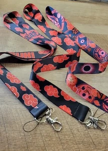 🔥 Naruto Shippuden Akatsuki Lanyards 3 total - Picture 1 of 2