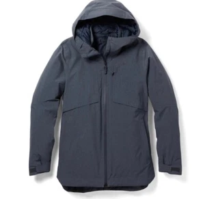 WOMENS REI NORQUEST GTX INSULATED JACKET IN BLUE HEATHER SIZE M NEW WITH TAGS - Picture 1 of 12