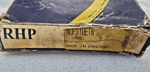 NUP310ETN Cylindrical Roller Bearing 50X110X27MM NEW RHP ENGLAND NUP 310 ETN - Picture 1 of 11