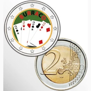 2€ EURO COLORATO - BURRACO - SUBITO DISPONIBILE - Imagen 1 de 1