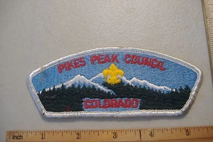 ~PIKES PEAK COUNCIL~COLORADO~FABRIC BOY SCOUT PATCH~ - Picture 1 of 1