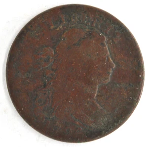 Moneda de cobre Philadelphia Mint busto drapeado busto grande Estados Unidos 1796 Rev 1794 - Imagen 1 de 2