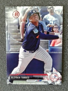 2017 GLEYBER TORRES ROOKIE Bowman BD-200  N.Y. Yankees - Imagen 1 de 2