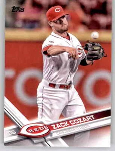 2017 Topps Series 2 Zack Cozart Base Card MLB PWE Set Break Reds #414 - Picture 1 of 2