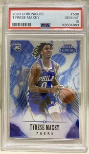 2020-21 Panini Chronicles - Honors #598 Tyrese Maxey (RC) PSA GEM MT 10 🔥🔥 - Picture 1 of 2