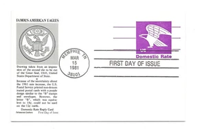 UY31 'B' (12c + 12c) Biglietto Risposta Postale Aquila Aristocratico Cachets FDC - Foto 1 di 1