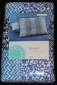 Martha Stewart Indigo Dream Estándar Acolchado Simula Azul Nuevo #26973 - Imagen 1 de 7