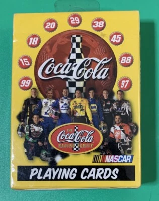 Coca Cola NASCAR Playing Cards - NEW & SEALED - Image 1 of 2
