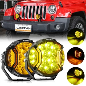 Barra de luz LED amarilla Auxbeam de 5" vainas tirador lateral con DRL ámbar para Chevrolet - Imagen 1 de 12