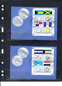 2010 COIN AND FLAG SERIES FDC's - All 3 Offices-UNPA Cachet-Catalog $47 - (325A) - Picture 1 of 3