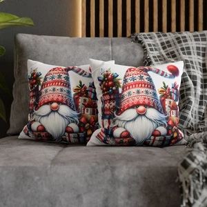 Funda de almohada de gnomo de Navidad para decoración navideña, funda de almohada, sofá de regalo - Imagen 1 de 25