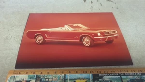 1966 FORD MUSTANG CONVERTIBLE  Original Promo Card  - Bild 1 von 1