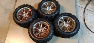 Hpi Savage X Xl Etc. Big Tires And Wheels 4 14Mm Hub - Picture 1 of 7