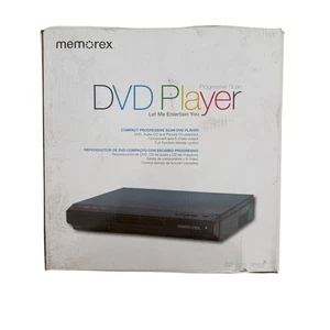 NUEVO Reproductor de DVD de escaneo progresivo Memorex reproductor de CD - caja dañada - MVD2016BLKTC - Imagen 1 de 5