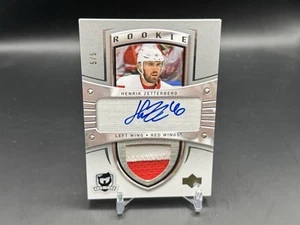 2009-10 Upper Deck The Cup Henrik Zetterberg Ovechkin Tribute Patch Auto /5 - Picture 1 of 2